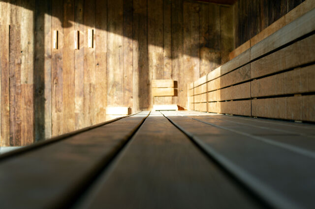 Sauna hout