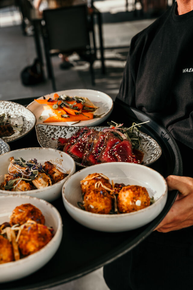 Sharing plates in restaurant Hast in Dilbeek